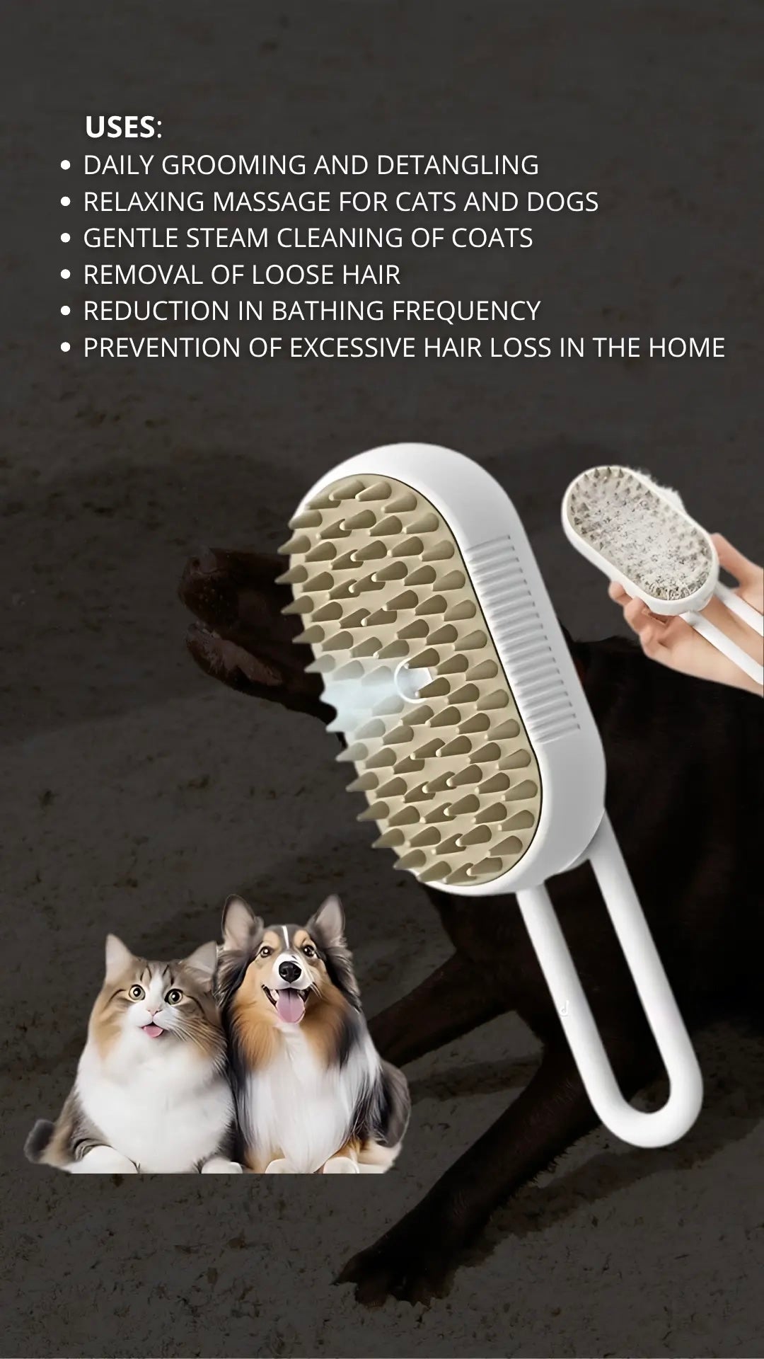 Pet Grooming Brush By ZOPET